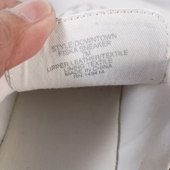 Johnny Was Downtown Fiska Multicolor Leather Sneakers Women 7 Authentic $268 - Picture 5 of 11